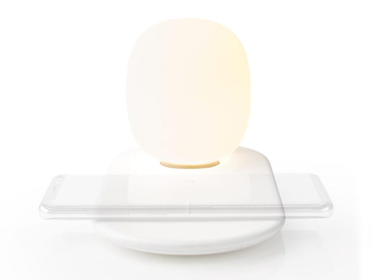Nedis LTLQ10W1WT Led-nachtlamp Met Touch-bediening Draadloze Qi-lader Voor Smartphone 10 W
