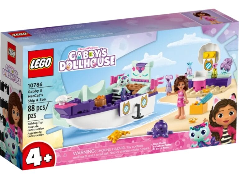 Lego Gabby's Dollhouse 10786 Vertroetelschip van Gabby en Meerminkat