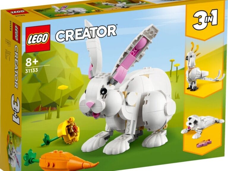 Lego Creator 31133 3in1 Wit Konijn