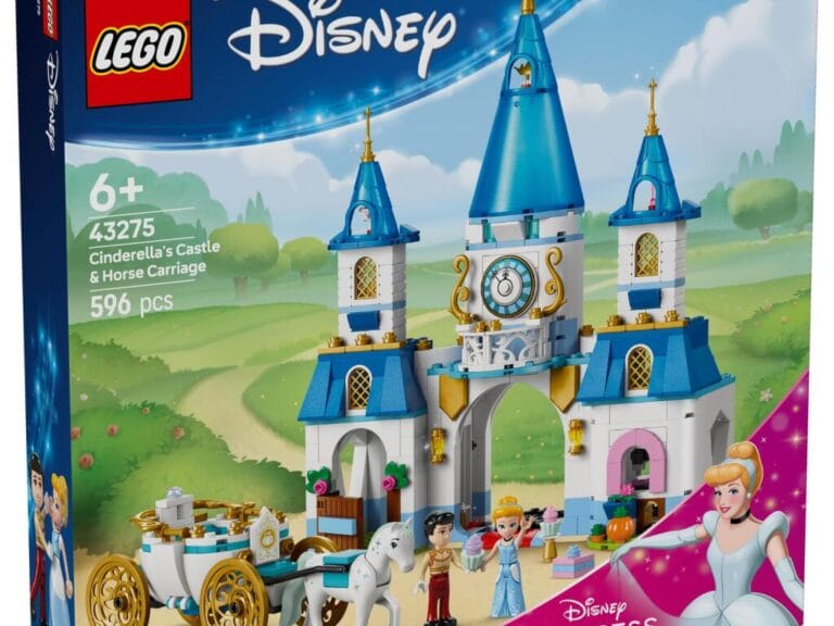 Lego Disney Princess 43275 Assepoesters Kasteel en Paardenkoets