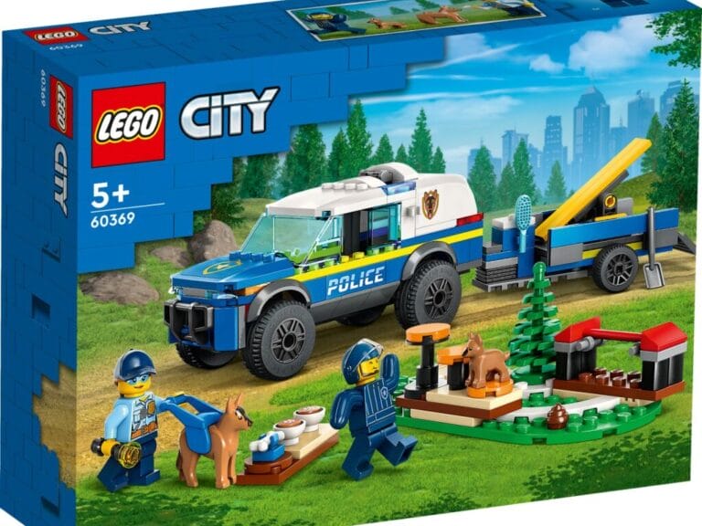 Lego City 60369 Mobiele Training voor Politiehonden