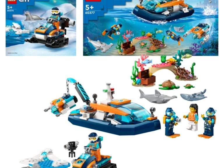 Lego City 66768 Sneeuwscooter Poolonderzoek + Verkenningsduikboot