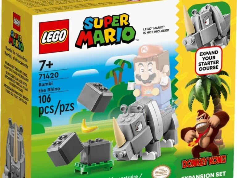 Lego Super Mario 71420 Uitbreidingsset Rambi de Neushoorn