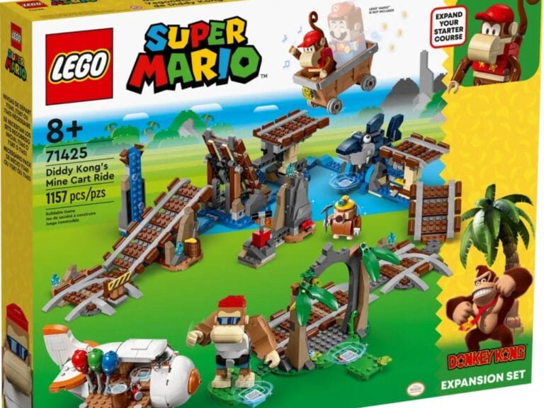 Lego Super Mario 71425 Uitbreidingsset Diddy Kongs Mijnwagenrit