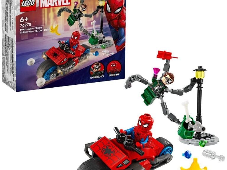 Lego Super Heroes 76275 Motorachtervolging Spiderman vs Doc Ock