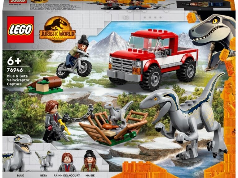 Lego Jurassic World 76946 Blue and Beta Velociraptor Capture