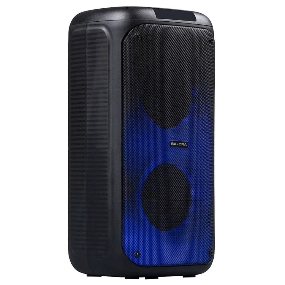 Salora M1 Party Speaker + LED Zwart