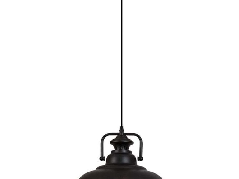 Homestyle Pro MK103-BB Industriële Hanglamp 38x21 cm Zwart/Metaal