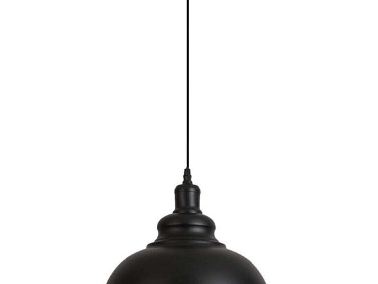 Homestyle Pro MK104-BB Industriële Hanglamp 40x30 cm Zwart/Goud/Metaal