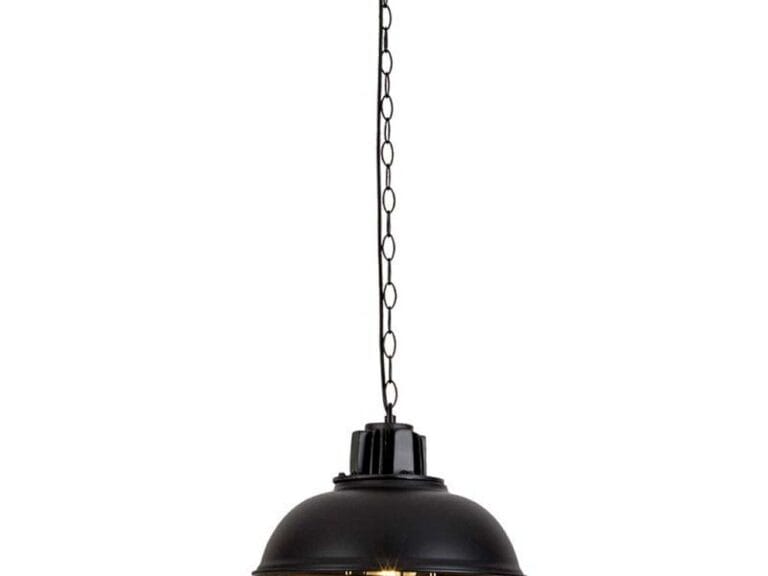 Homestyle Pro MK107-BB Industriële Hanglamp 33x26 cm Zwart/Metaal