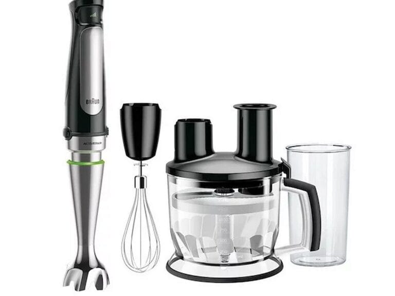 Braun MQ7075X Multiquick 7 Staafmixer Set Zwart/RVS