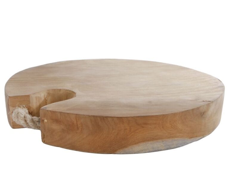 Tapasplank XL rond teak