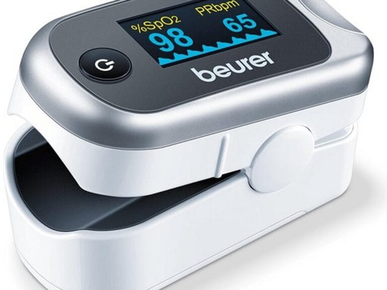 Beurer PO40 Pulse-Oximeter Saturatiemeter Wit