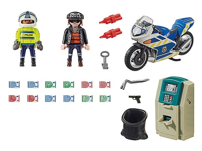 Playmobil 70572 City Action Politiemotor Achtervolging van de Geldrover