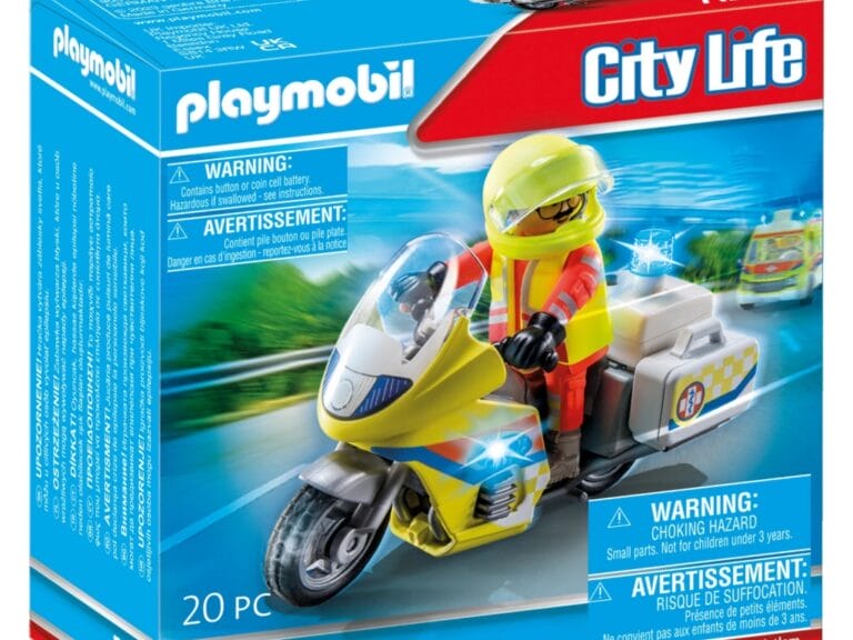 Playmobil 71205 Cityt Life Noodmotorfiets met Zwaailicht