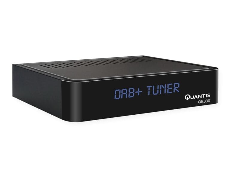 Quantis QE330 Digitale DAB+ Radiotuner Zwart