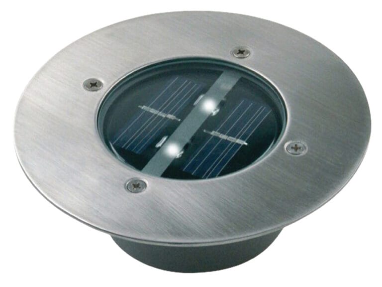Ranex RA-5000197 Carlo Ronde Solar LED Grondspot RVS/Glas