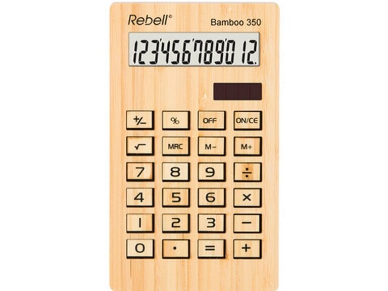 Rebell RE-BAMBOO350WB Calculator Bamboe
