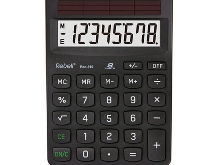 Rebell RE-ECO310-BX Calculator ECO 310 Zwart