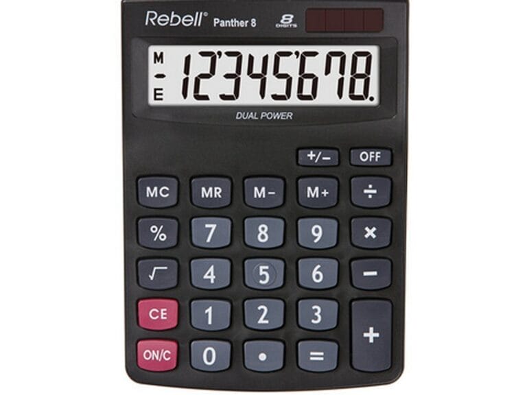 Rebell RE-PANTHER8BX Calculator Panther 8 Zwart