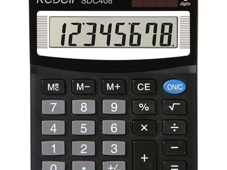 Rebell RE-SDC408-BX Calculator SDC408 Zwart