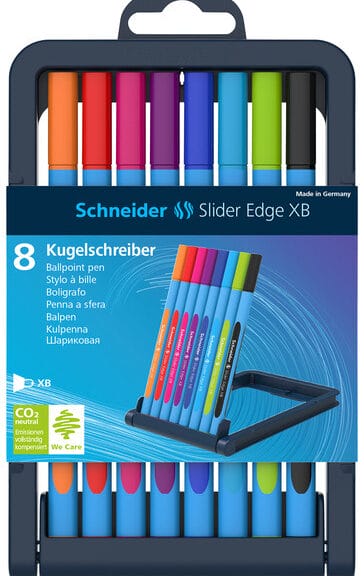 Schneider S-152279 Balpen Slider Edge Pennenstandaard A 8 Stuks XB 1