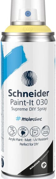 Schneider S-ML03050062 Supreme DIY Spray Paint-it 030 Licht Geel 200ml