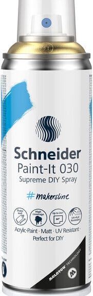 Schneider S-ML03051066 Supreme DIY Spray Paint-it 030 Goud Metallic 200ml