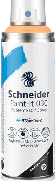 Schneider S-ML03052100 Supreme DIY Spray Paint-it 030 Abrikoos Pastel 200ml