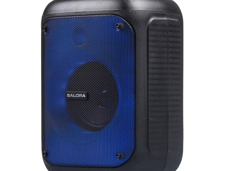 Salora S1 Party Speaker + LED Zwart