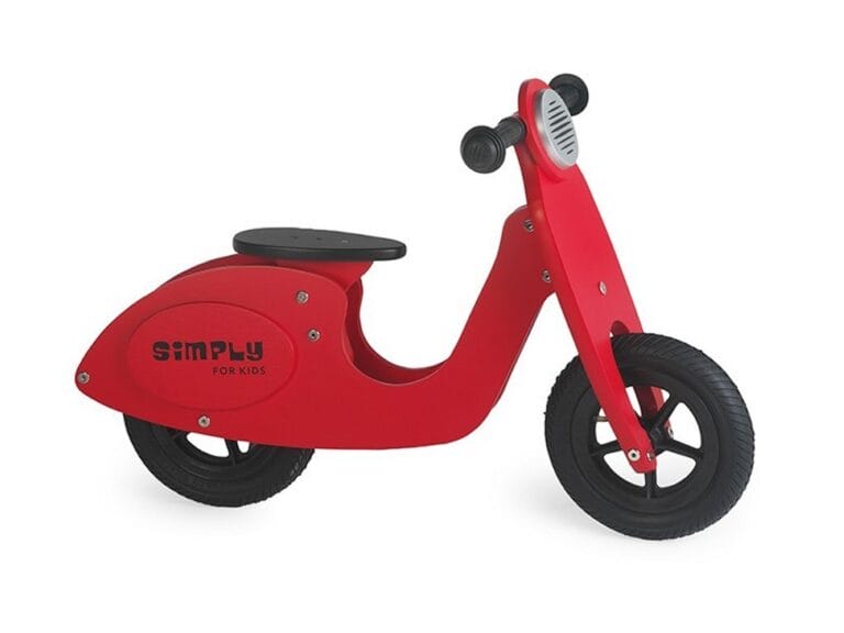 Simply for Kids Houten Loopscooter Rood