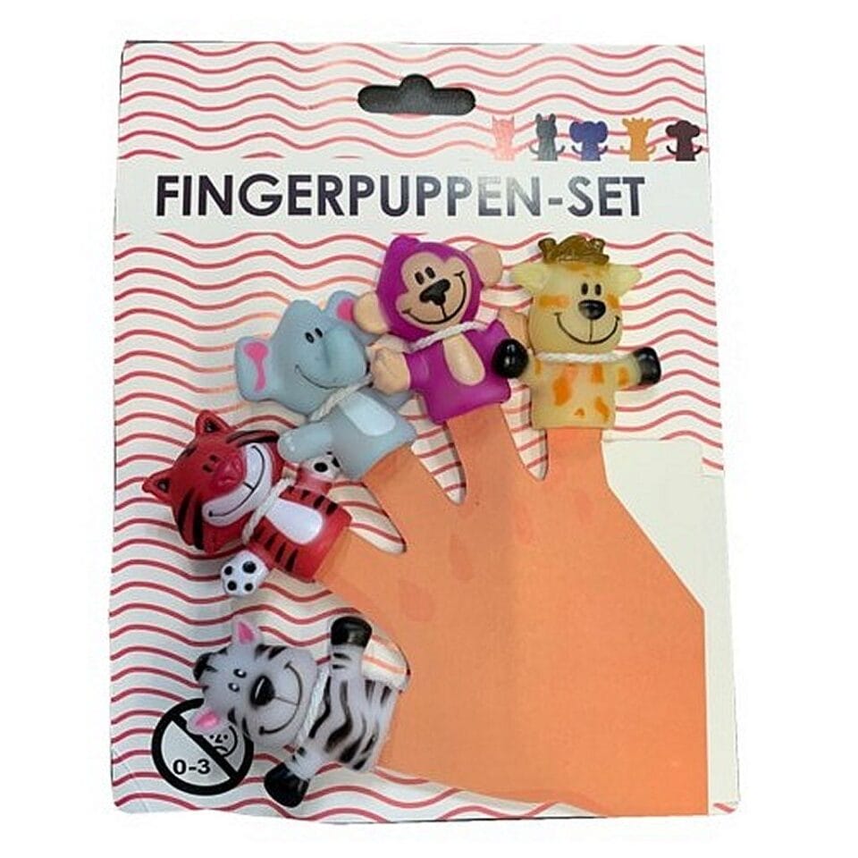 Simply for Kids Vingerpoppetjes 5 Stuks