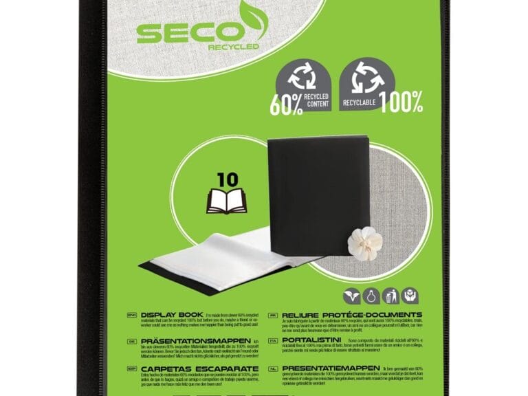 Seco SE-DB10-BK Showalbum A4 10 Sheets Zwart