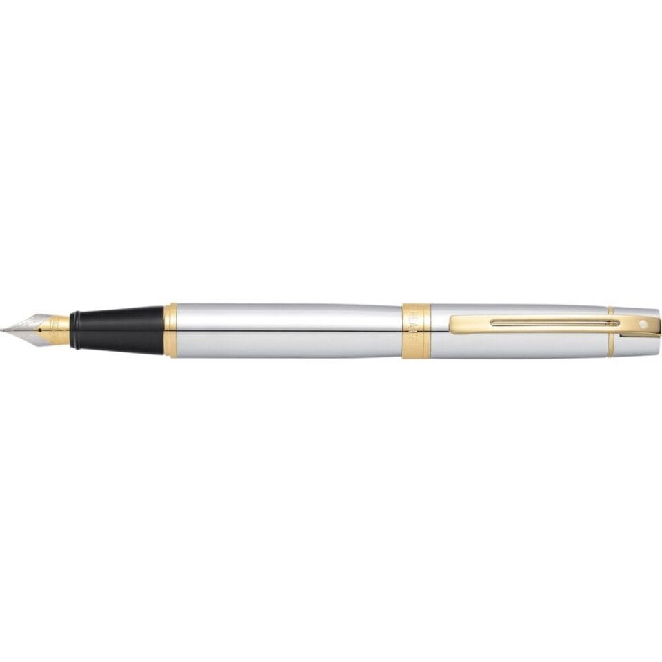 Sheaffer SF-E0934243 Vulpen 300 F Bright Chrome Gold Tone