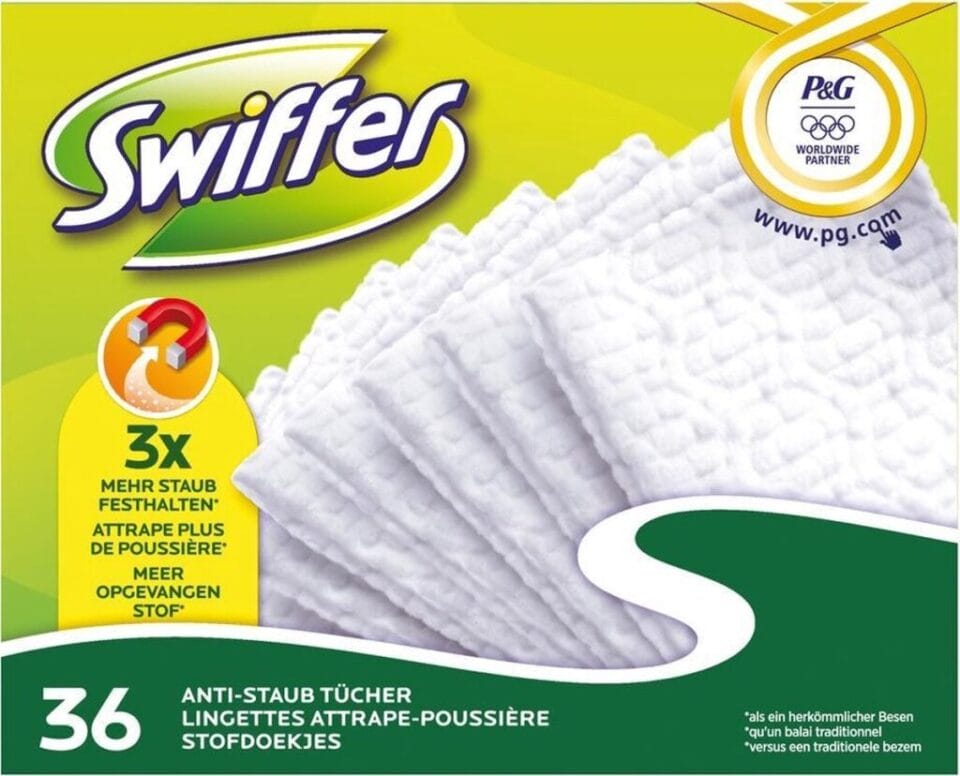 Swiffer Doekjes 36 Navullingen met Heerlijke Citroen/Limoen en Sinaasappel