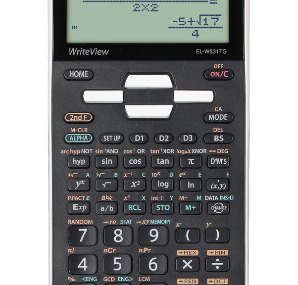 Citizen SH-ELW531TGWH Calculator Sharp ELW531TGWH Wit Wetenschappelijk Write View