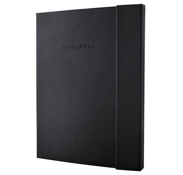 Sigel SI-CO141 Notitieboek Conceptum Pure Hardcover Met Magneetsluiting A4+ Zwart