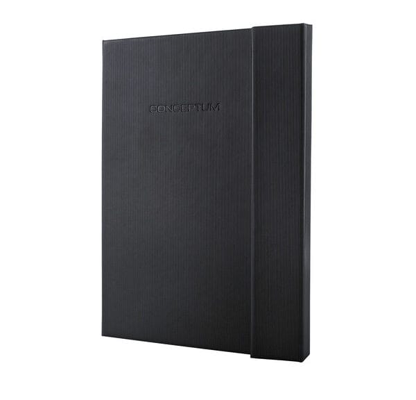 Sigel SI-CO151 Notitieboek Conceptum Pure Hardcover Met Magneetsluiting A4 Zwart