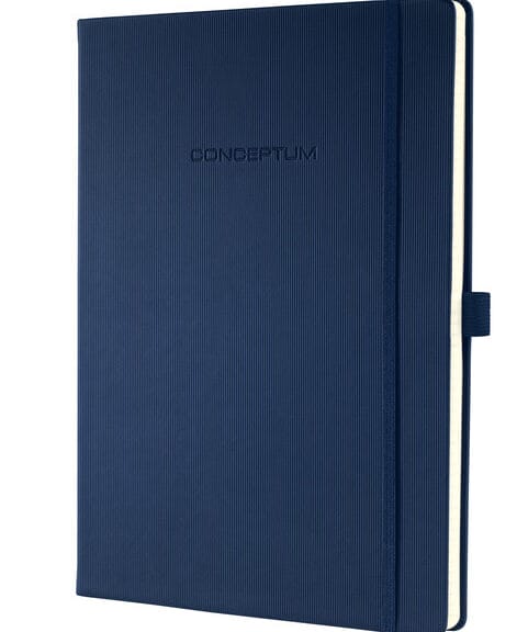 Sigel SI-CO647 Notitieboek Conceptum Pure Donkerblauw A4 194blz Gelijnd