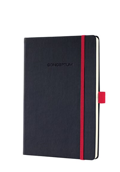 Sigel SI-CO662 Notitieboek Conceptum RED Edition Hardcover A5 Zwart Geruit