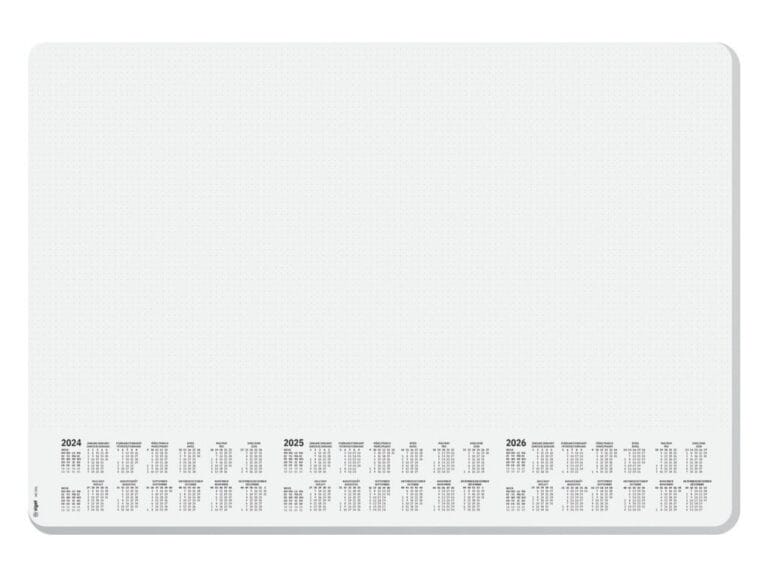 Sigel SI-HO301 Designonderlegger A2 Punt-Gelijnd + Kalender 2024/25/26 Wit 30 Vel