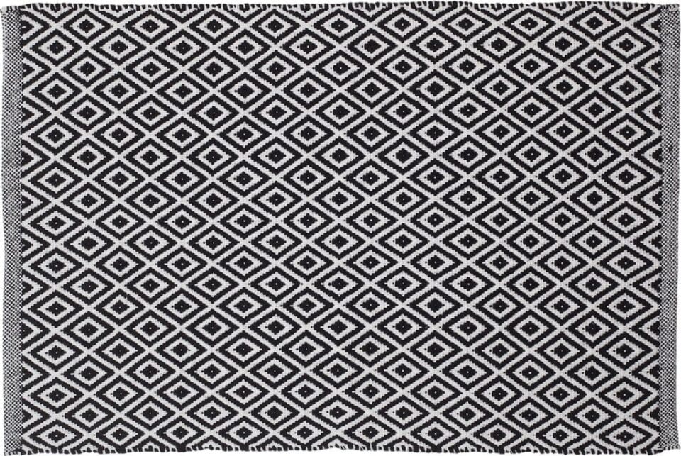 Sealskin Trellis Badmat 60x9cm Katoen Zwart