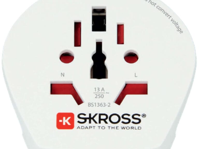 Skross SKR1500211E Reisadapter Wereld-naar-europa Geaard