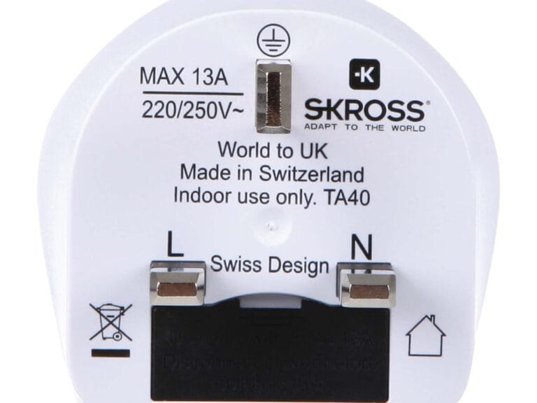 Skross SKR1500225E Travel Adapter World-to-uk Earthed