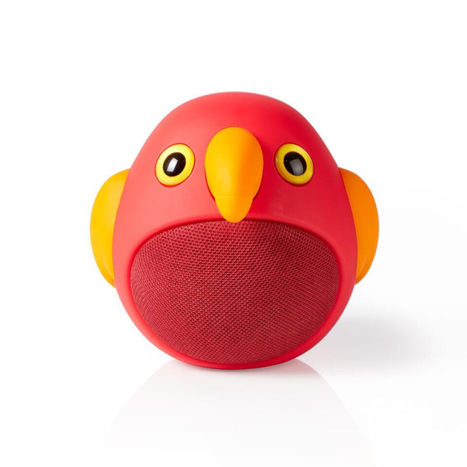 Nedis SPBT4100RD Animaticks Bluetooth Speaker 3 Uur Speeltijd Handsfree Bellen Perry Parrot