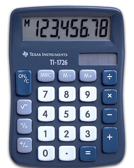 Texas Instruments TI-1726 Calculator