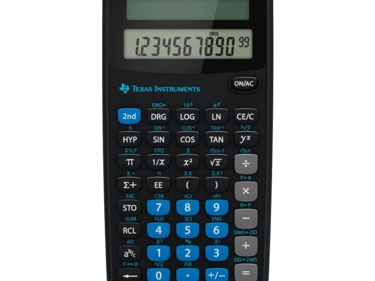 Texas Instruments TI-30RS-FC Rekenmachine Zwart/Blauw