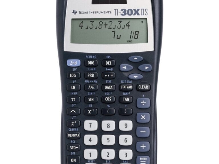 Texas Instruments TI-30XIIS-FC Rekenmachine Zwart