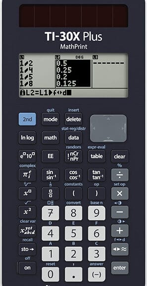 Texas Instruments TI-30XPLMP Calculator MathPrint