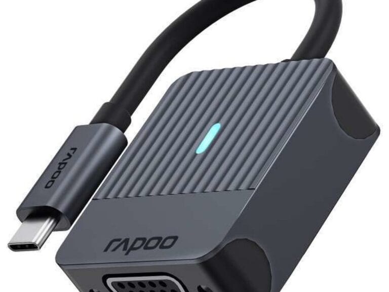 Rapoo UCA-1003 USB Type-C naar VGA Adapter Zwart